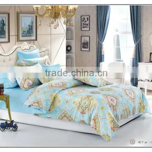 European Pattern Print Cotton Duvet Quilt Cover Set thumbnail-1