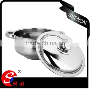 2016 New Design Stainless Steel Soup Pot/ Kitchen Utensils/ Cookware Set thumbnail-1
