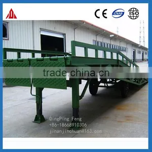 8T Mobile Hydraulic Yard Ramp/loading Dock Ramp Leveler thumbnail-1