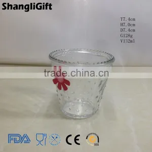Clear Round Glass Flower Pot For Home Daily Use thumbnail-1