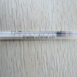 1cc/ml Luer Lock Disposable Syringe With Needle thumbnail-1