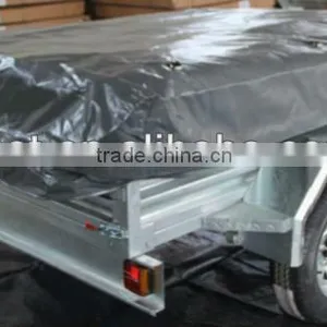 7*4 Hot-dipped Galvanized Box Trailer thumbnail-4