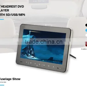 9' Headrest TFT LCD Car DVD Player,universal Car Stereo thumbnail-2