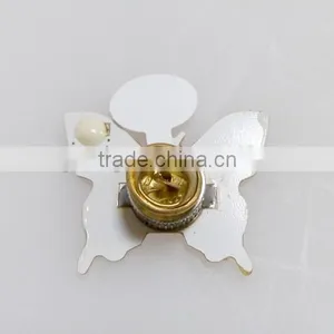 2016 Cheap Butterfly Shaped Lapel Pin, LED Blinking Light Badges thumbnail-3