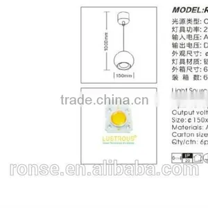 Ronse 20W Led Cob Hanging Light Aluminum Dinning Room Lighting(RS-2301A) thumbnail-2