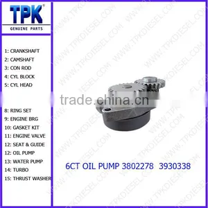 6CT 6CTA 6CTAA 6CT8.3 6CTA8.3 6CTAA8.3 OIL PUMP 3802278 3930338 thumbnail-1