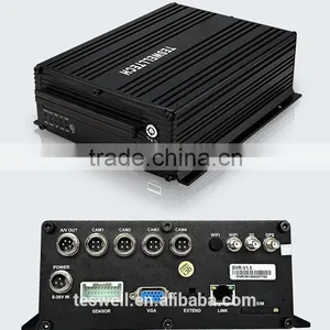 2016 Teswell Competitive Product 4ch 720P AHD Mobile Dvr/ Mobile Digital Video Recorder With 3g Gps Wifi 4g for Truck Bus Mdvr thumbnail-1