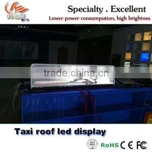 RGX Taxicab Top LED Display Hot New Products for 2015 Taxi Advertising Signs thumbnail-1