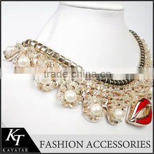 2015 Big Red Lips Metal Chain Trim For Party Dress thumbnail-3