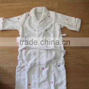 Embroider Children Cotton Bathrobe thumbnail-1