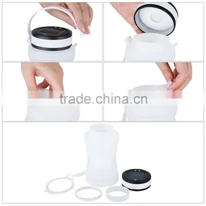100 Lumen 3 LED Solar Camping Lantern With Collapsible Bottle Supplier's Choice thumbnail-3