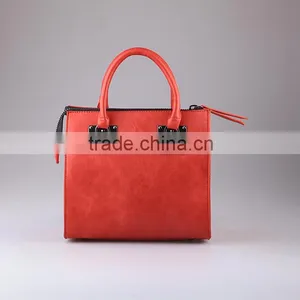 4020-Red Color Fashion High Quality Handbags Trade Assurance Designer Handbags thumbnail-2
