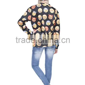 Custom Design High Quality Cheap Crewneck Emoji Sweatshirt Quality Choice thumbnail-4