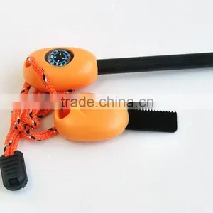Top Hot Selling With Compass Whistle Function Magnesium Fire Starter Survival Sets thumbnail-3