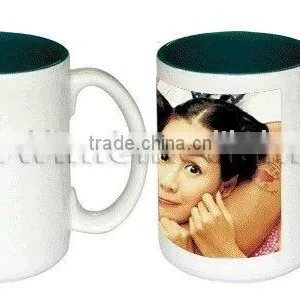 15oz Two-Tone Mug - Green thumbnail-1