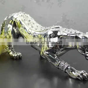 Resin Shell Leopard Sculpture Home Decor thumbnail-3
