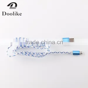 Hot Selling High Quality USB Light Cable For Samsung Mrice USB Data Cable 1m Wholesale For Iphone Data Cable thumbnail-1