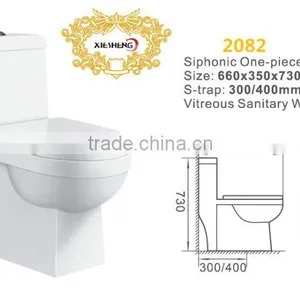 Chaozhou Ceramic Toilet Siphonic One Piece Toilet Toilet Bowl thumbnail-2