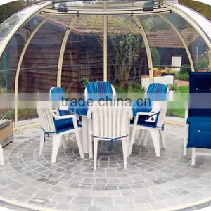 Outdoor Big Size Clear Skylight Swimming Pool Cover For Hotel thumbnail-2