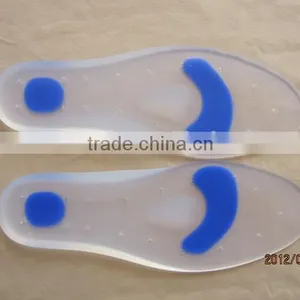 Transparent XL High Quality Silicone Gel Insoles for Shoes Eco-friendly thumbnail-2