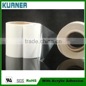 100um Self Adhesive Transparent PVC Label Material thumbnail-1
