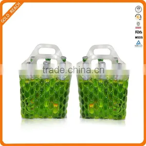 Custom Portable 6 Packs Plastic Beer Bottle Cooler thumbnail-1