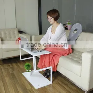 Portable Wooden Bamboo Laptop Bed Table for Laptop thumbnail-1