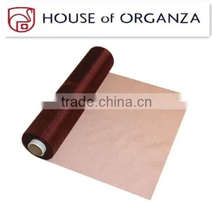 70cm Floral Decoration Sheer Snow Organza Fabric Rolls thumbnail-1