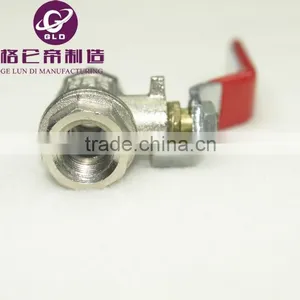 GLD New Unique 1/4" PEX Brass Ball Valve Full Port Crimp Shut-off Valves for PEX Tubing For Sale thumbnail-4