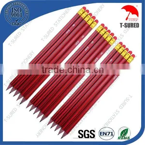 7 Inches Wooden HB Pencil With Rubber In Bulk thumbnail-1