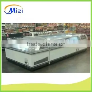 Island Freezer Meat Storage in the Supermarket Glass Chest Freezer thumbnail-1
