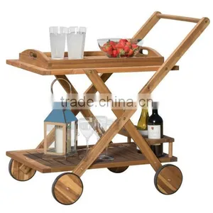 Tea Trolley, Tea Serving Trolley, Tea Serving Trolley, Outdoor Furniture, Wood Furniture, Garden Furniture thumbnail-2