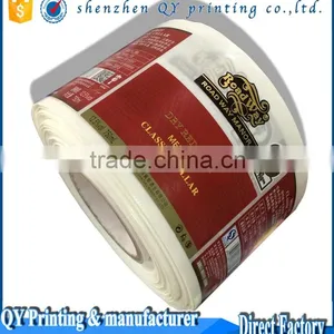 Top Selling Custom Printing Stickers Wine Bottle Label Standard Size thumbnail-1