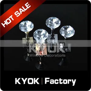 KYOK Engraved Aluminum Series Curtain Rod,custom Logo Windows Coat Curtain Hook,curved Shower Curtain Hooks thumbnail-3