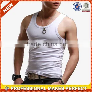 Wholesale Custom 100 Cotton Blank Tank Top Men thumbnail-1