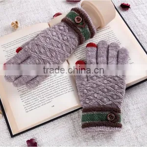 Hot Sale For Christmas Unisex Touch Screen Gloves For Couples 2 Fingertips With Conductive Fiber thumbnail-6