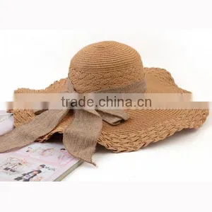 Fashion Custom Hand Made Natural Paper Hats,straw Hats thumbnail-4