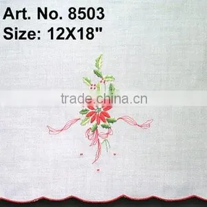 Christmas Embroidery Guest Towel thumbnail-1
