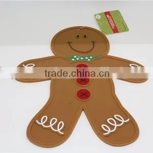 Snowman Shape Heat Resistant Silicone Trivet and Pot Holder thumbnail-1