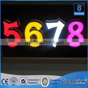 Wall Mounted High Brightness 3d Led Acrylic Letter Signs Holder thumbnail-1