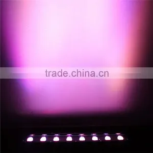 High Quality 8*Tri-3W RGB Battery IR Remote LED Wall Wash Light thumbnail-6