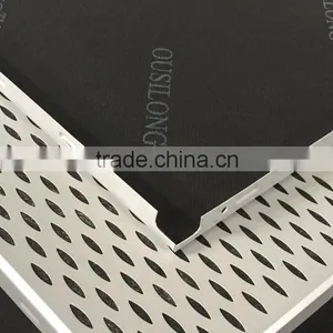 Fireproof 2x2 Aluminum Perforated Metal Acoustic False Ceiling Designs for Hall Office Interior Decoratice Material thumbnail-4