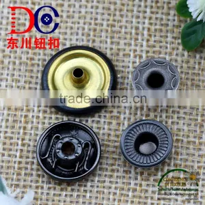 Hot Selling Custom Logo Leather Metal Snaps Button for Jean Pant thumbnail-3