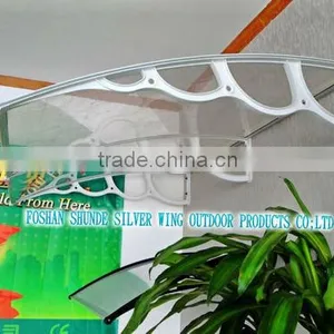 Large Polycarbonate Plastic Door Canopy, Rain Shelter Window Awning thumbnail-6