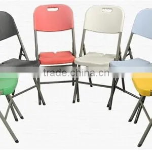 Modern Cheap Plastic Comfortable Folding Chair JC-H36 thumbnail-6