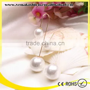 Manufacturer Double Pearl Latest Design of Pearl Earring Quality Choice thumbnail-2