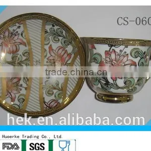Ceramic Coffee Cup and Saucer thumbnail-6