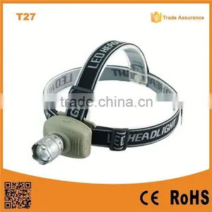 T27 AAA Plastic Camping Outdoor 3 Watt LED Cheap Headlamps thumbnail-1