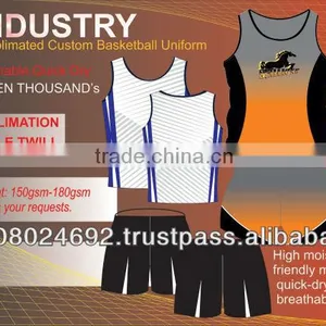 Basketball Uniform Sublimation High Quality thumbnail-1