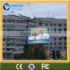 P6 Full Color LED Advertising Signs/Full Color Roadside Led Advertising Screen/ Led Advertising Display Board thumbnail-1